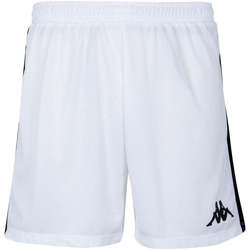 Vêtements Femme Shorts / Bermudas Kappa Short Basket Calusa Blanc, noir