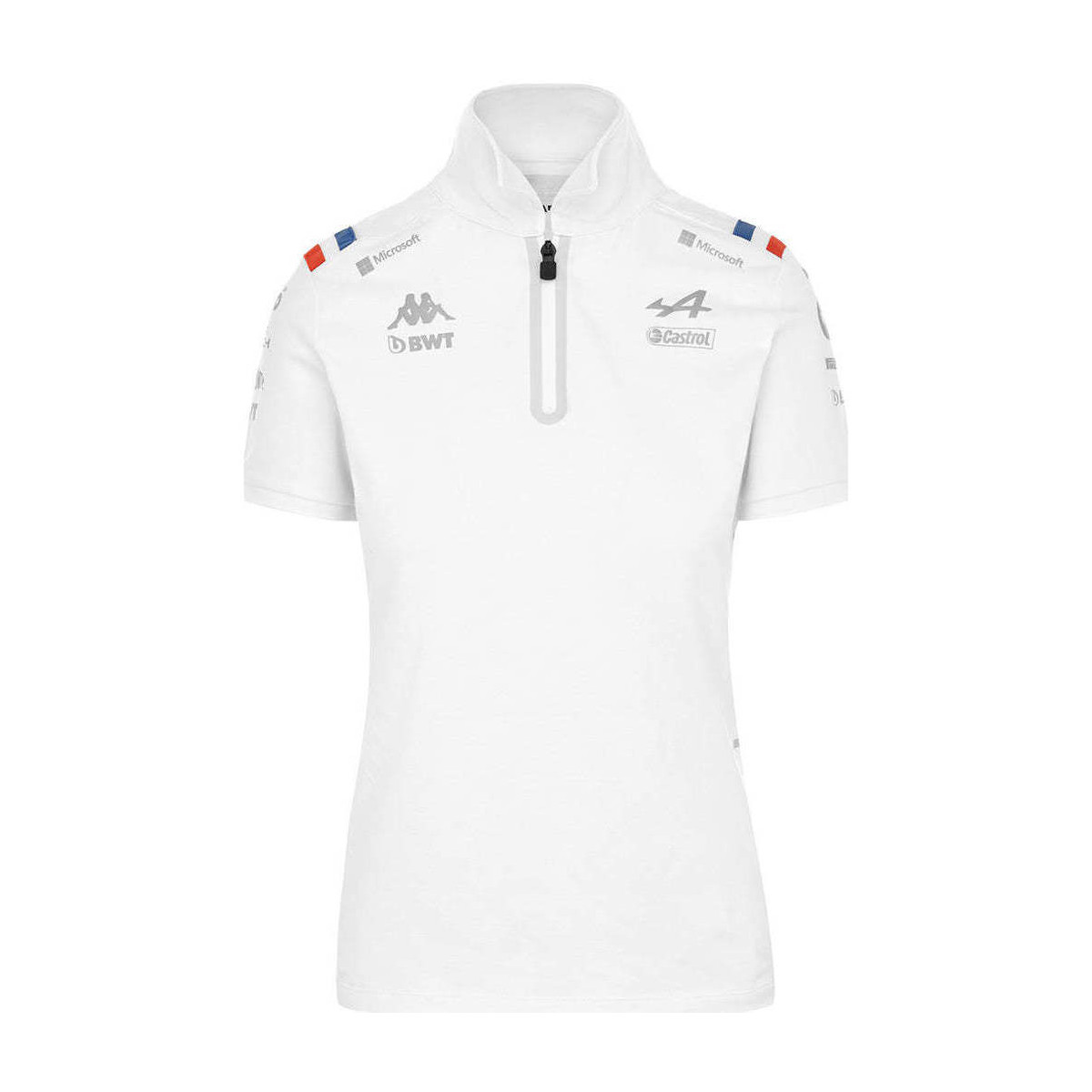 Vêtements Femme T-shirts & Polos Kappa Polo Ashaw BWT Alpine F1 Team Blanc