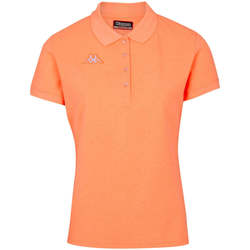 Vêtements Femme T-shirts & Polos Kappa Polo Lifestyle Menata Orange