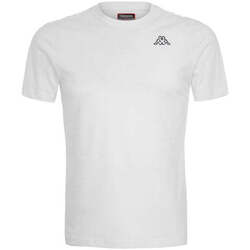 Vêtements Homme T-shirts manches courtes Kappa T-shirt Cafers Blanc