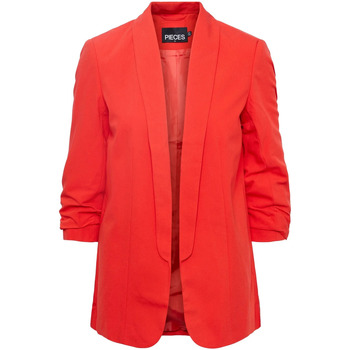 Vêtements Femme Vestes / Blazers Pieces  Rouge