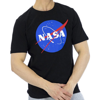 Vêtements Homme T-shirts manches courtes Nasa -NASA49T Noir