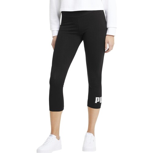 Vêtements Femme Pantalons Puma Legging ESS 34 Logo Noir