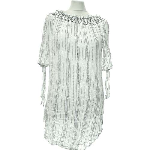 Vêtements Femme Un Matin dEté Roxy top manches courtes  38 - T2 - M Blanc Blanc