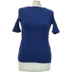 Vêtements Femme T-shirts & Polos Uniqlo top manches courtes  36 - T1 - S Bleu Bleu