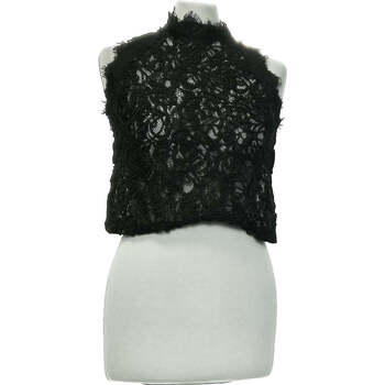 Vêtements Femme Trendyol Polka Print Midi Dress With High Neck And Sheer Hem Detail Zara débardeur  36 - T1 - S Noir Noir