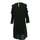 Vêtements Femme Robes Teddy Smith robe mi-longue  38 - T2 - M Noir Noir