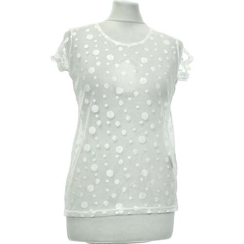 Vêtements Femme pour les étudiants Breal top manches courtes  38 - T2 - M Blanc Blanc