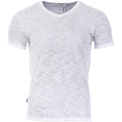 Vêtements Homme T-shirts Kap & Polos Paname Brothers PB-TONO Blanc