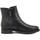 Chaussures Femme Boots Tamaris Femme Chaussure, Bottine, Cuir Douce, Zip-25002 Noir
