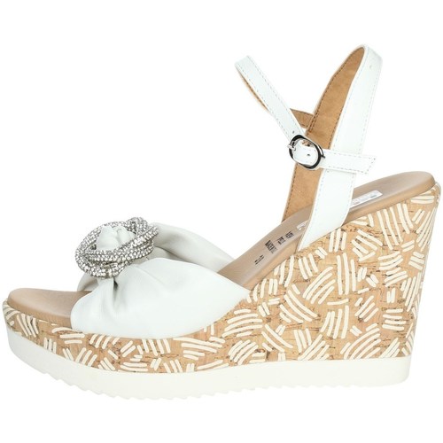 Chaussures Femme Sandales et Nu-pieds Studio Moda 52297-E2 Blanc