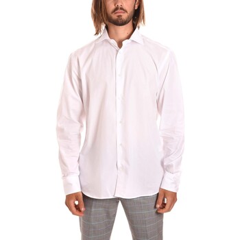 Vêtements Homme Chemises manches longues Borgoni Milano LECCE Blanc