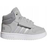 Chaussures Enfant Boots adidas york Originals Hoops Mid Gris