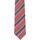 Vêtements Homme Cravates et accessoires Suitable Cravate Soie Rayures F91-10 Rouge