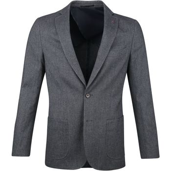 Vêtements Homme Vestes / Blazers Suitable Veste de Costume Travis Anthracite Gris