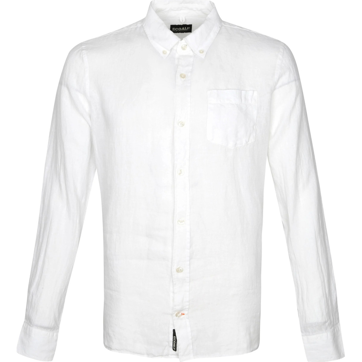 Vêtements Homme Chemises manches longues Ecoalf Chemise Malibi Blanc Blanc