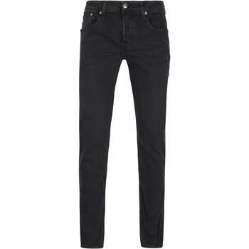 pantalon mud jeans  mud jean denim régulière thin stretch noir 
