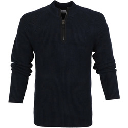 Vêtements Homme Sweats Blue Industry Sweater Demi-Zip Bleu Foncé Bleu