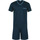 Vêtements Homme Pyjamas / Chemises de nuit Mey Pyjama Short Bleu Foncé Bleu