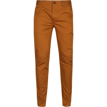 Vêtements Homme Pantalons Scotch & Soda Chemise 34 - T0 - Xs Orange Marron