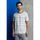 Vêtements Homme T-shirts & Polos Cast Iron T-Shirt Rayures Blanc Cassé Beige