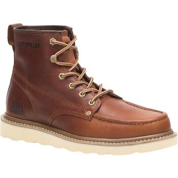 Chaussures Homme Boots Caterpillar GLENROCK MID M LEATHER BROWN Noir