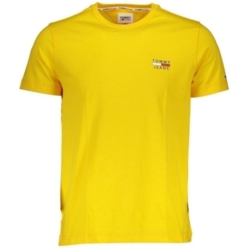 Vêtements Homme T-shirts & Polos Tommy Jeans T Shirt Homme  Ref 57325 ZFZ Jaune Jaune