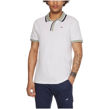Vêtements Homme T-shirts & Polos Tommy Jeans Polo Homme  Ref 57335 Blanc Blanc