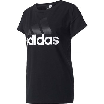 Vêtements Femme T-shirts manches courtes adidas Originals Ess Linear Tee Noir