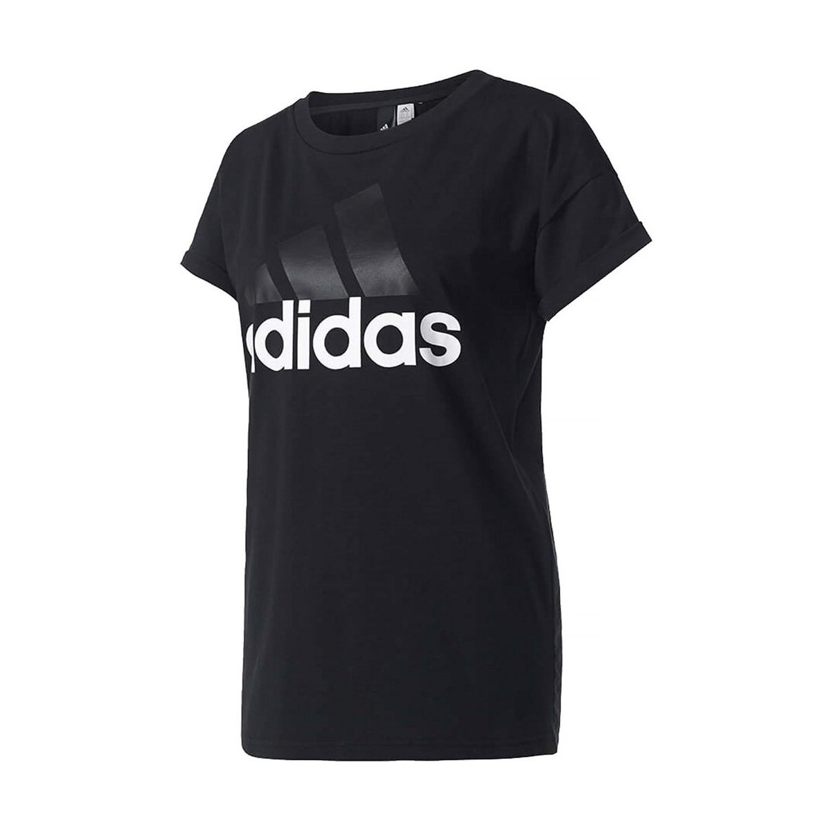 Vêtements Femme T-shirts manches courtes adidas Originals Ess Linear Tee Noir