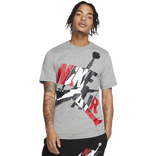 Vêtements Homme T-shirts manches courtes Nike Ctn JM Classics Hbr Gris