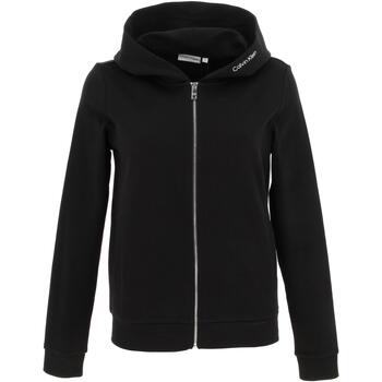 Vêtements Femme Vestes de survêtement Calvin Klein Jeans Micro logo ess zip hoodie blk l Noir