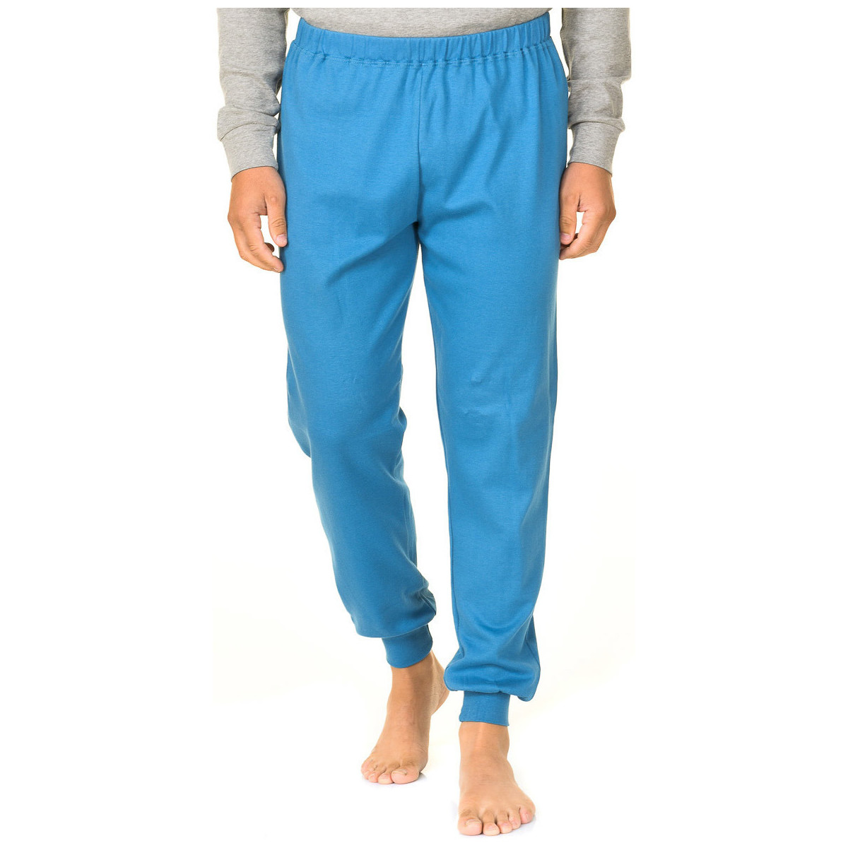 Vêtements Homme Pyjamas / Chemises de nuit Kisses&Love KL20002 Bleu