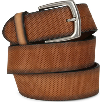 ceinture suitable  ceinture en cuir cognac marron 