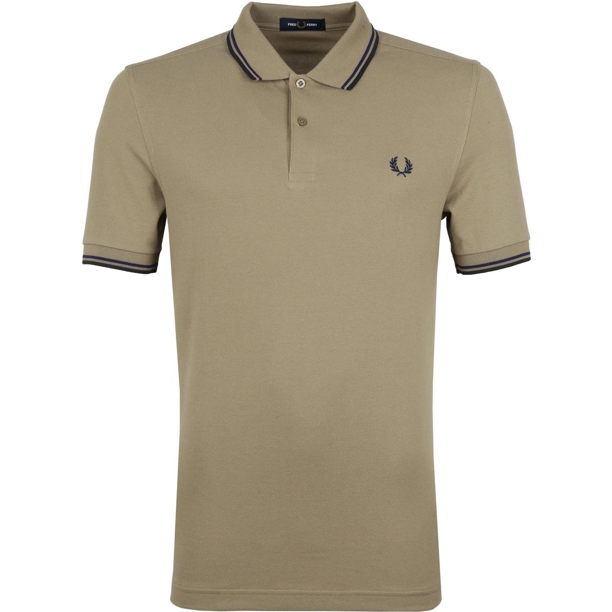 Vêtements Homme T-shirts & Polos Fred Perry Polo Twin Tipped M3600 Marron Clair Marron