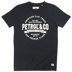 Vêtements Garçon T-shirts manches courtes Petrol Industries TEE-SHIRT MC ROUND NECK - Noir - 152 Noir