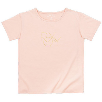 Vêtements Fille T-shirts manches courtes Roxy TEE SHIRT RG STAR DOWN STACK IT - BLOSSOM - 12 ans Multicolore