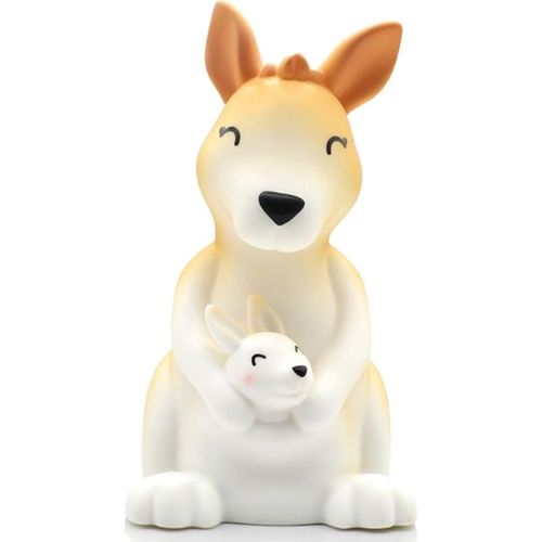 Maison & Déco Lampes à poser Kontiki Veilleuse Maman kangourou et son bébé LED Blanc
