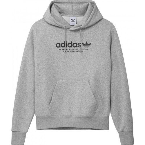 Vêtements Sweats adidas Originals 4.0 logo hoodie Gris