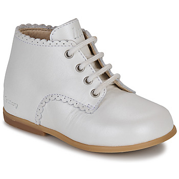 Chaussures Fille Baskets montantes Little Mary VIVALDI Blanc