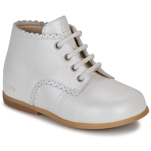 Chaussures Fille Baskets montantes Little Mary VIVALDI Blanc