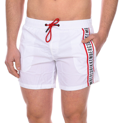 Vêtements Homme Maillots / Shorts de bain Bikkembergs BKK1MBS01-WHITE-BLACK Multicolore