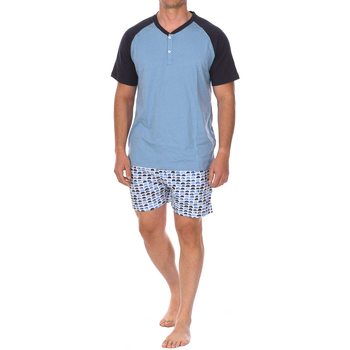 Vêtements Homme Pyjamas / Chemises de nuit J&j Brothers JJBCH5700 Bleu
