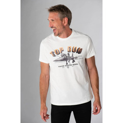 Vêtements Homme Débardeurs / T-shirts sans manche Top Gun TEE SHIRT TG-TS-103 WHITE Blanc