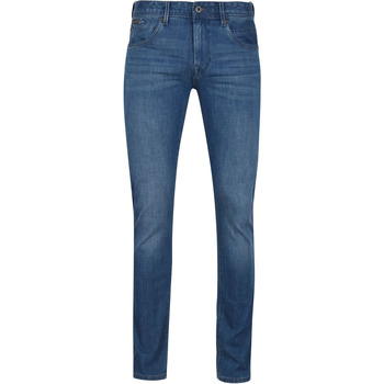 jeans vanguard  jean v850 rider bleu moyen effet usé 