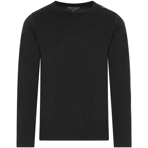 Vêtements Homme T-shirts & Polos Teddy Smith T-shirt coton col rond Noir