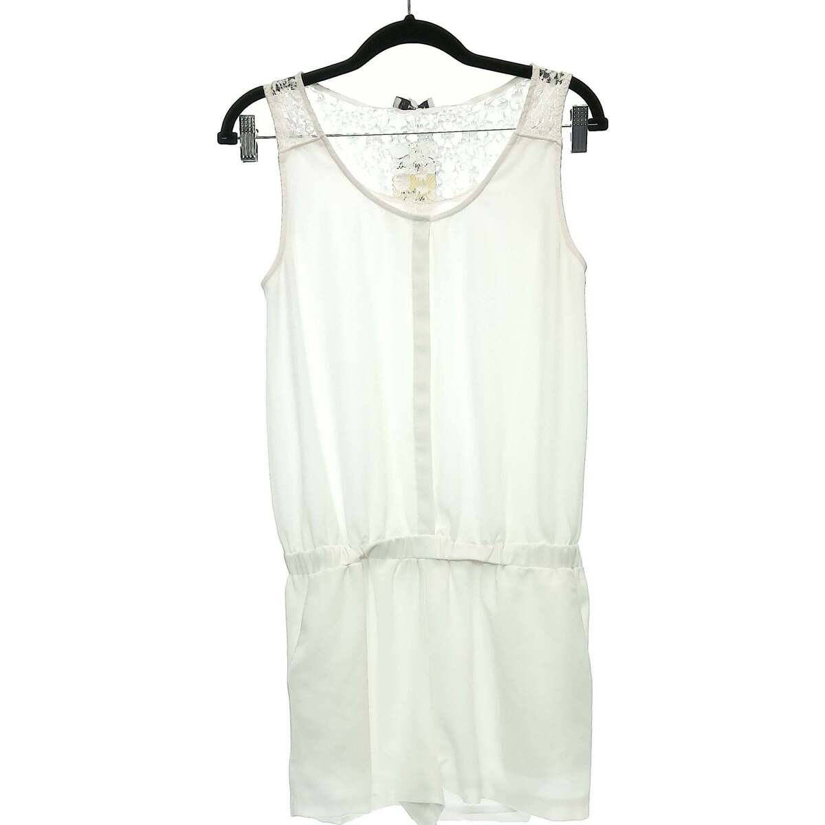 Vêtements Femme Combinaisons / Salopettes Suncoo combi-short  38 - T2 - M Blanc Blanc