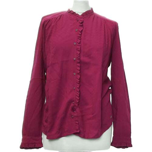 Vêtements Femme Chemises / Chemisiers Mini Short En Soie chemise  34 - T0 - XS Rose Rose