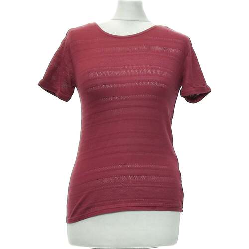Vêtements Femme T-shirts & Polos Etam top manches courtes  34 - T0 - XS Rouge Rouge