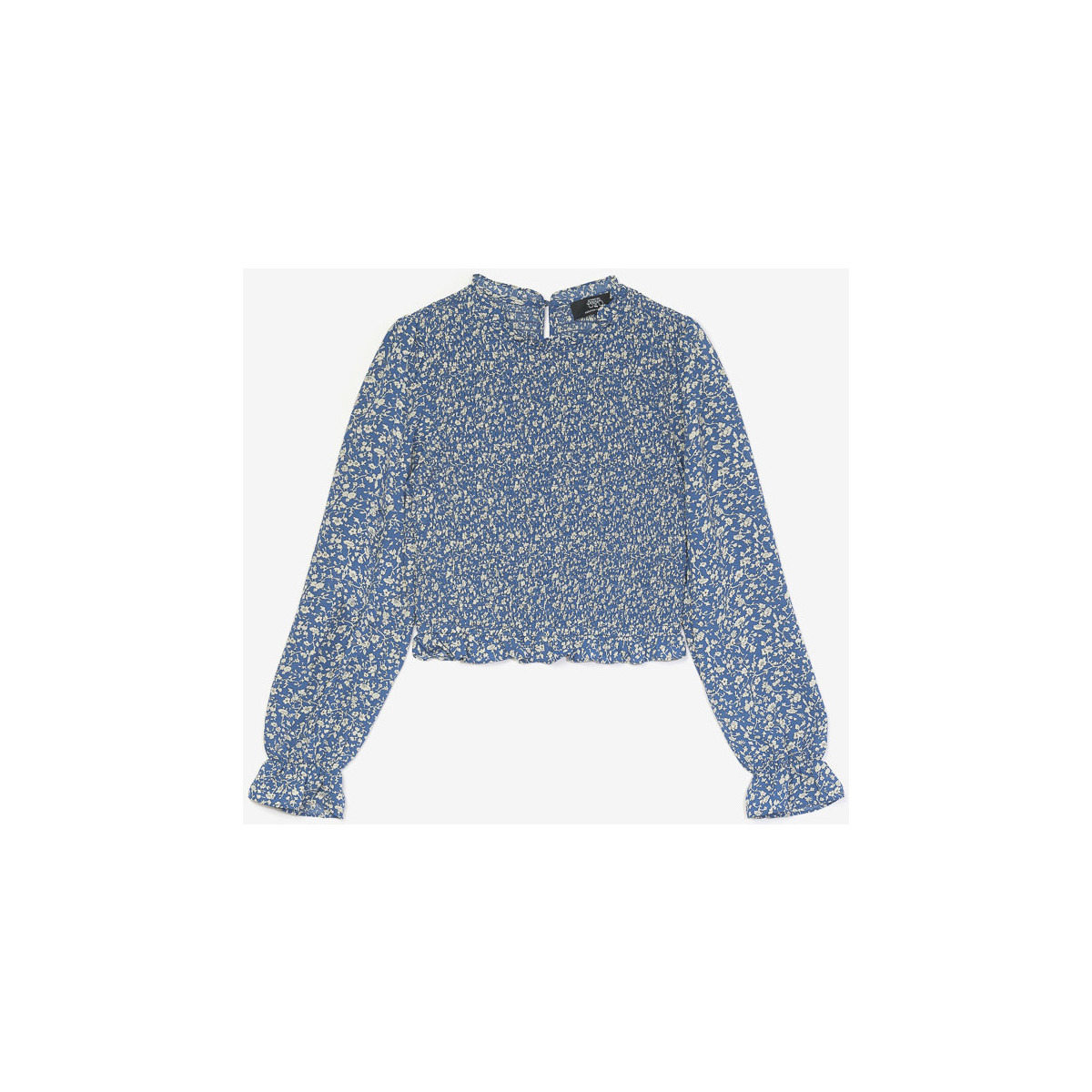 Vêtements Fille Débardeurs / T-shirts sans manche Mango button front snake print shirt in gray Blouse vanygi bleue à motif fleuri Bleu